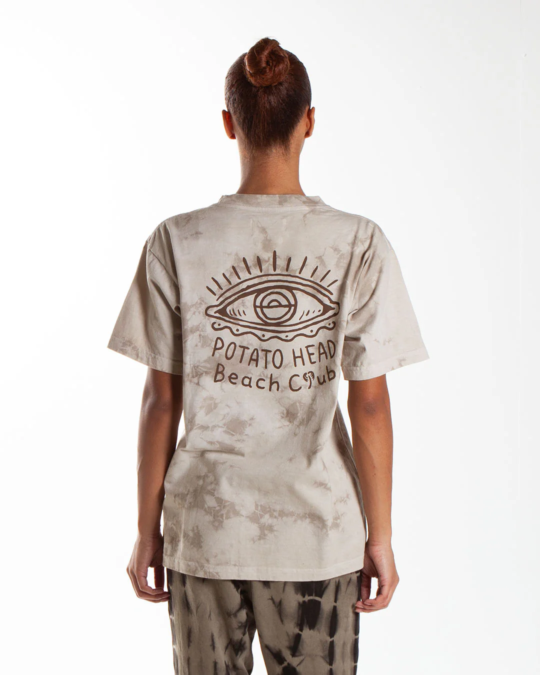 Potato Head Beach Club Short Sleeve T-Shirt Almond - Image 3