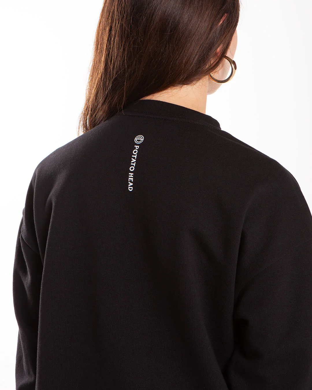 Potato Head Yin-Yang Crewneck Pullover Black - Image 5
