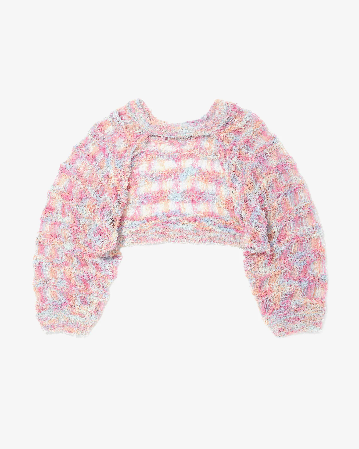 Rhodolirion Knit Bolero - Fancy Yarn Light Blue - Image 5