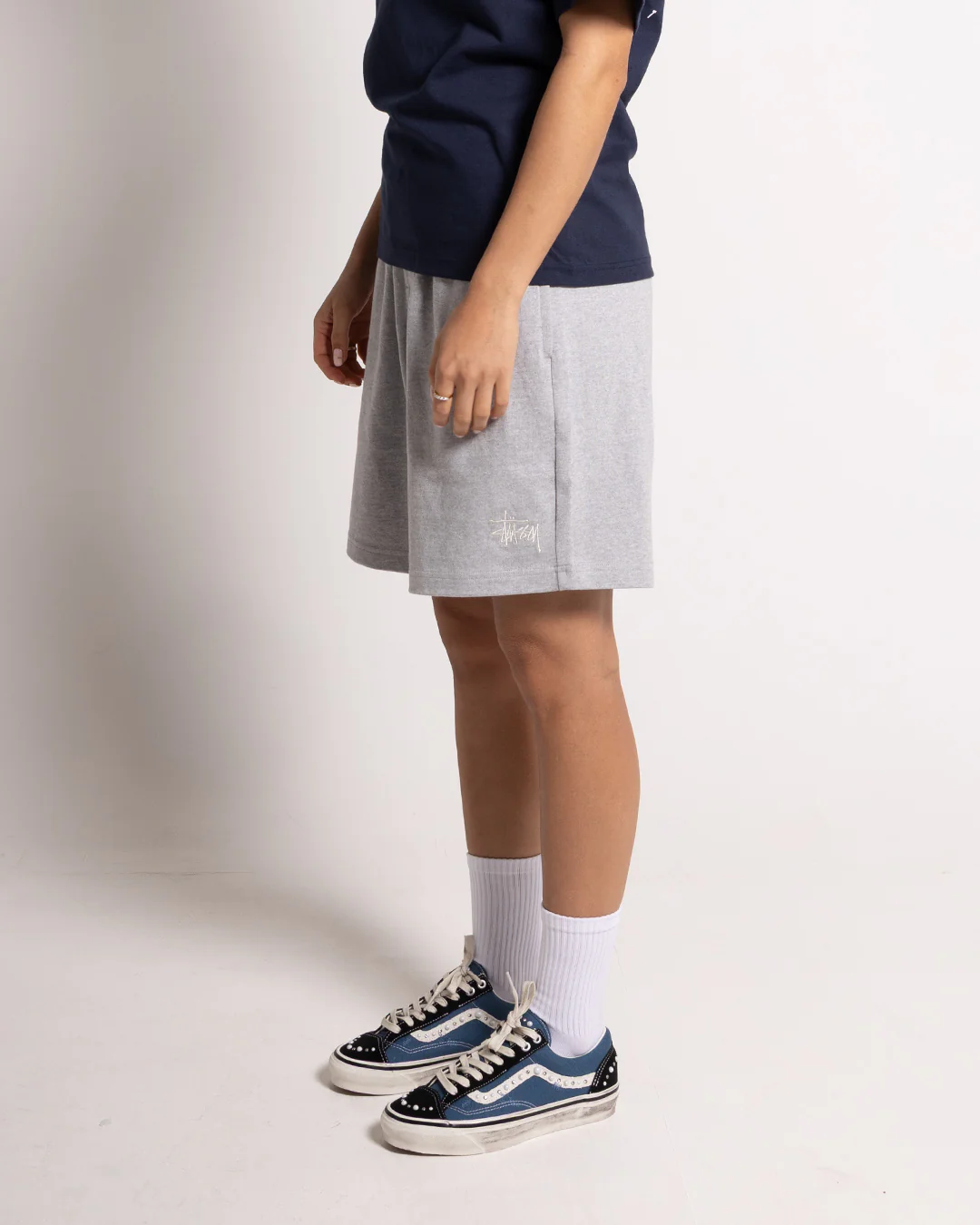 Stüssy Jersey Short Grey Heather - Image 2