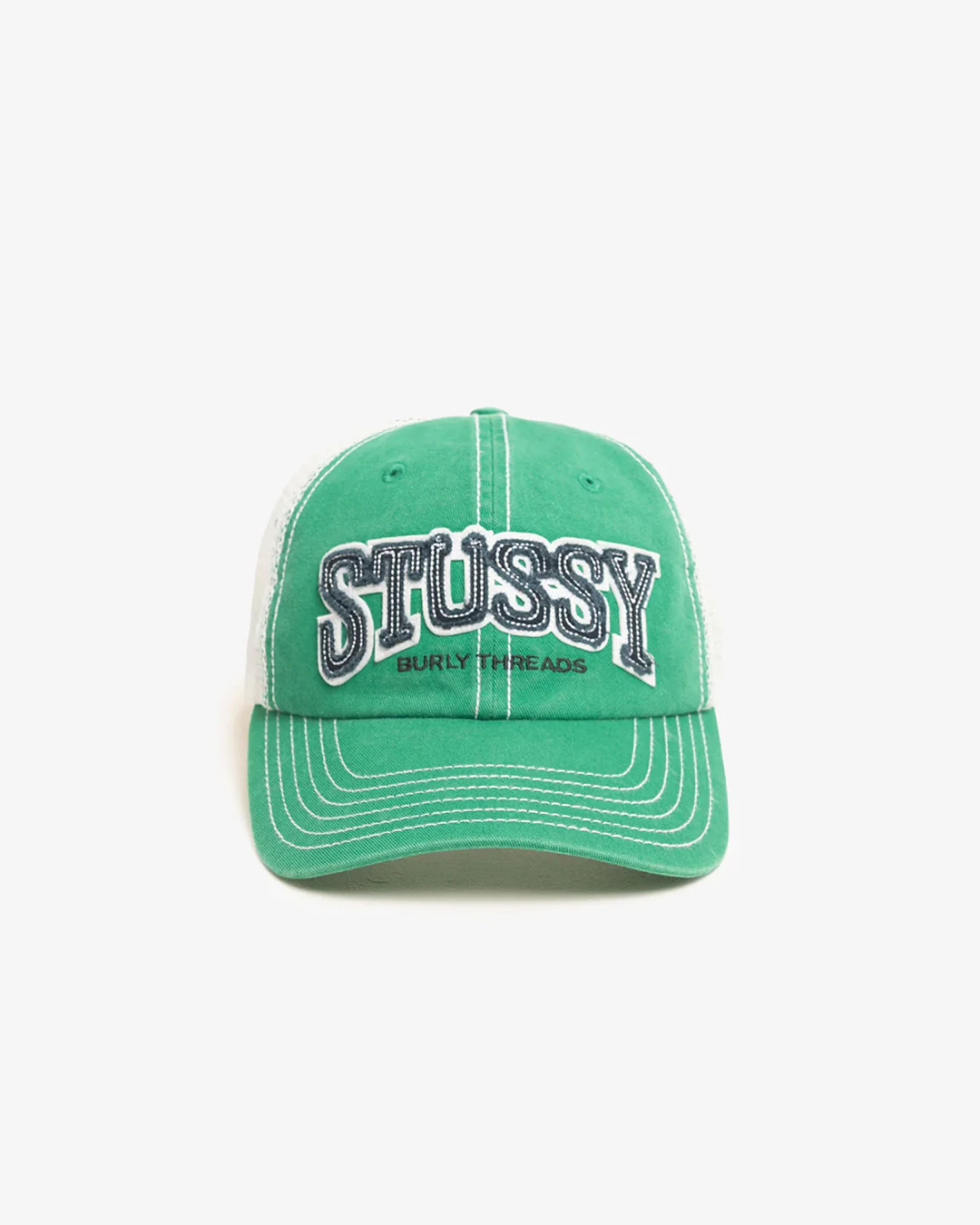 Stüssy Md Burly Threads Trucker Green - Image 3