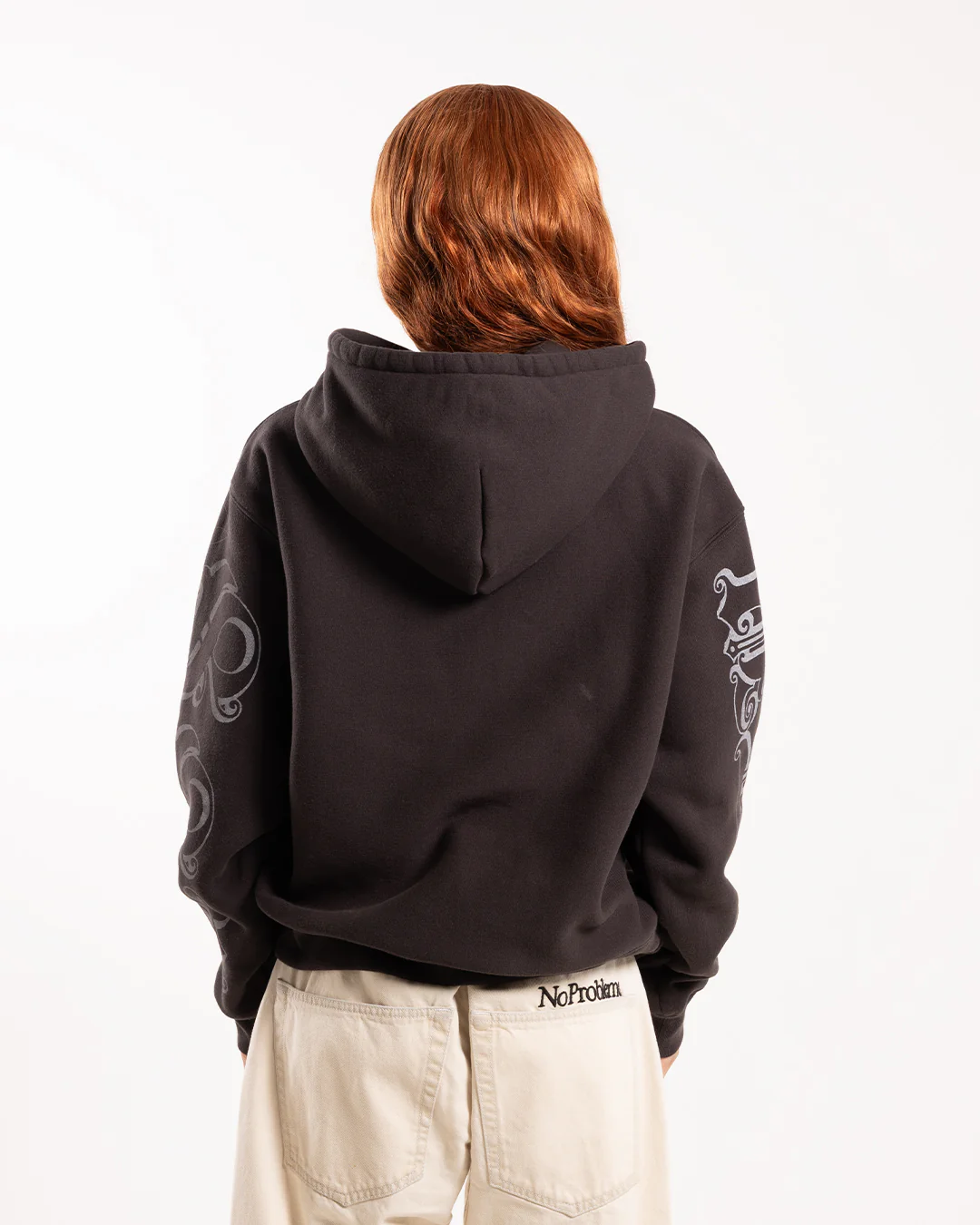 Stüssy Motif Print Hood Black - Image 3