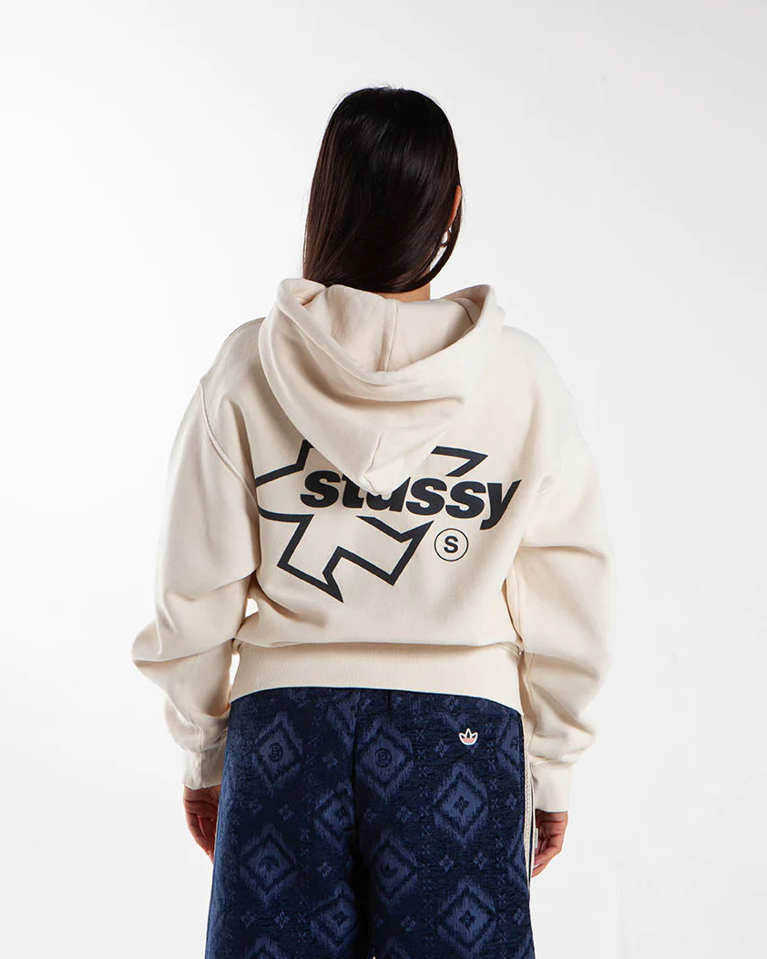 Stüssy Surf Size Gar. Dyed Zip Hood Bone - Image 3