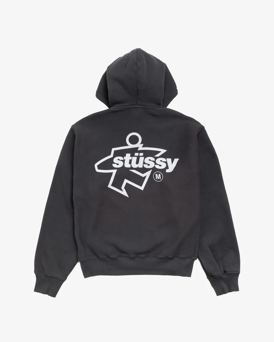 Stüssy Surf Size Gar. Dyed Zip Hood Faded Black - Image 2