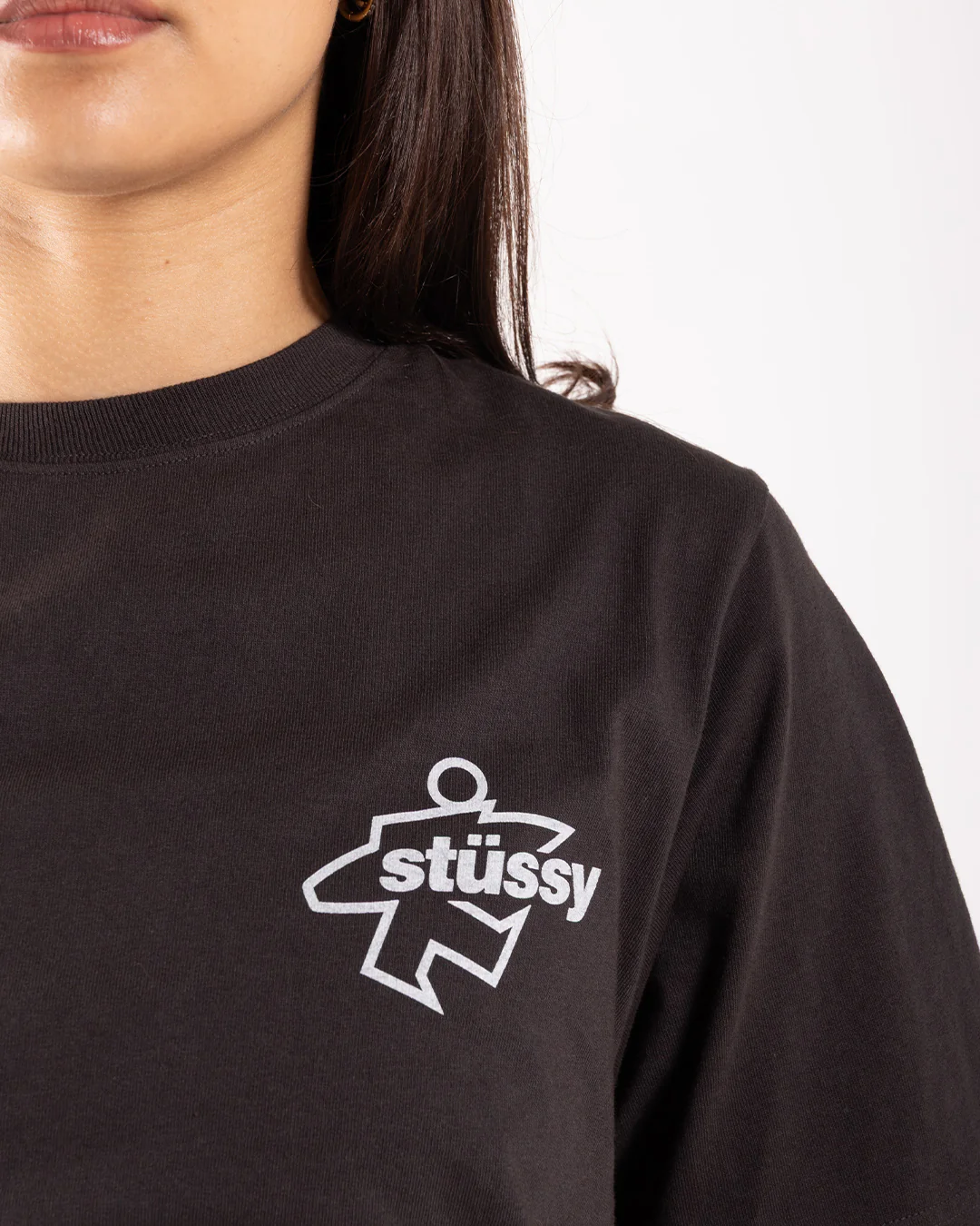 Stüssy Surf Size Pig. Dyed Tee Faded Black - Image 4