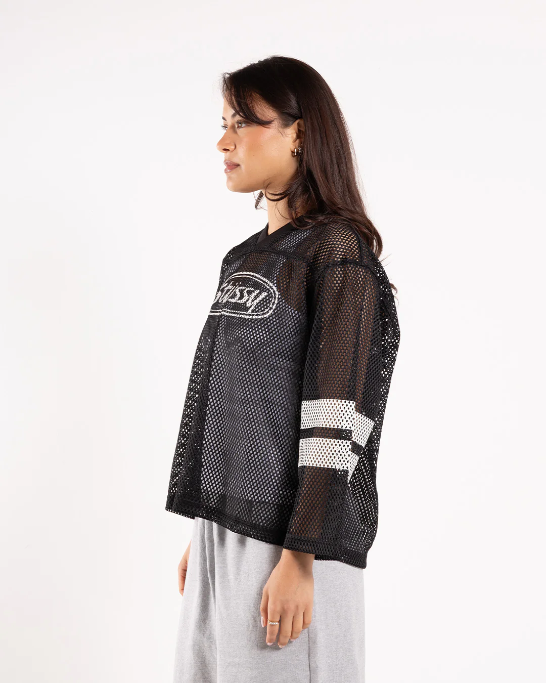 Stüssy Trucker Team Jersey Black - Image 2