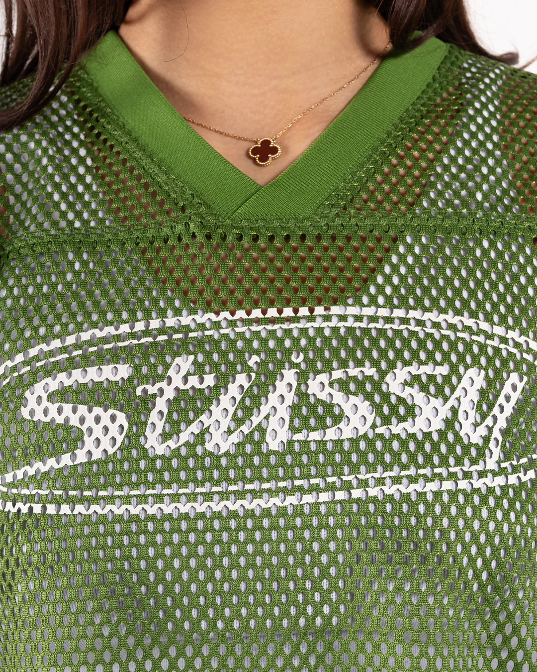 Stüssy Trucker Team Jersey Green - Image 3
