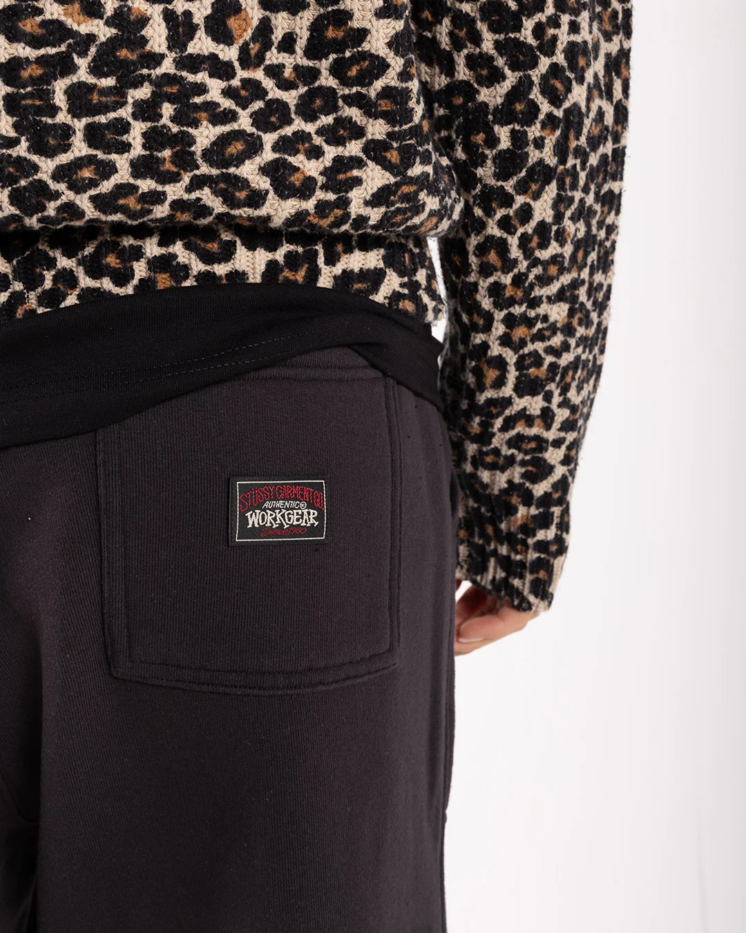 Stüssy Utility Fleece Pant Black - Image 4