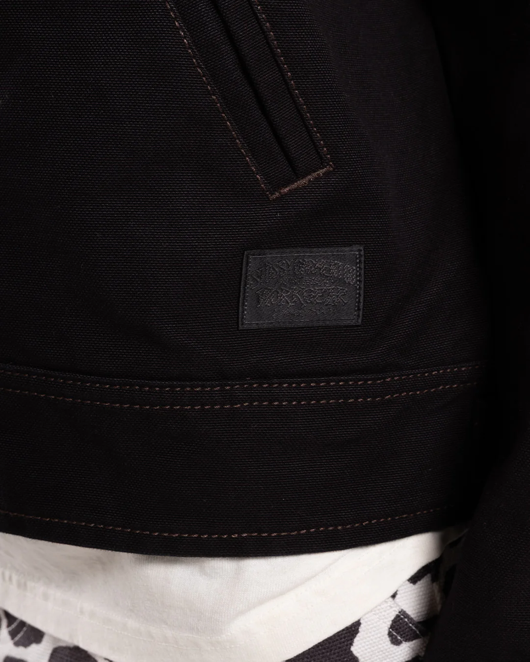 Stüssy Work Jacket Collared Black - Image 5