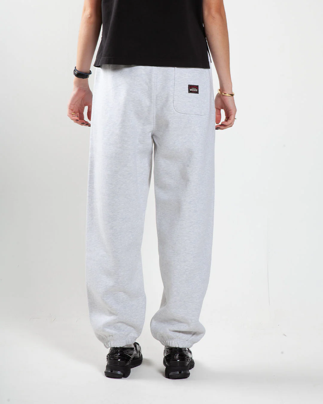 Stüssy Workgear Sweatpant Washed Ash Heather - Image 3