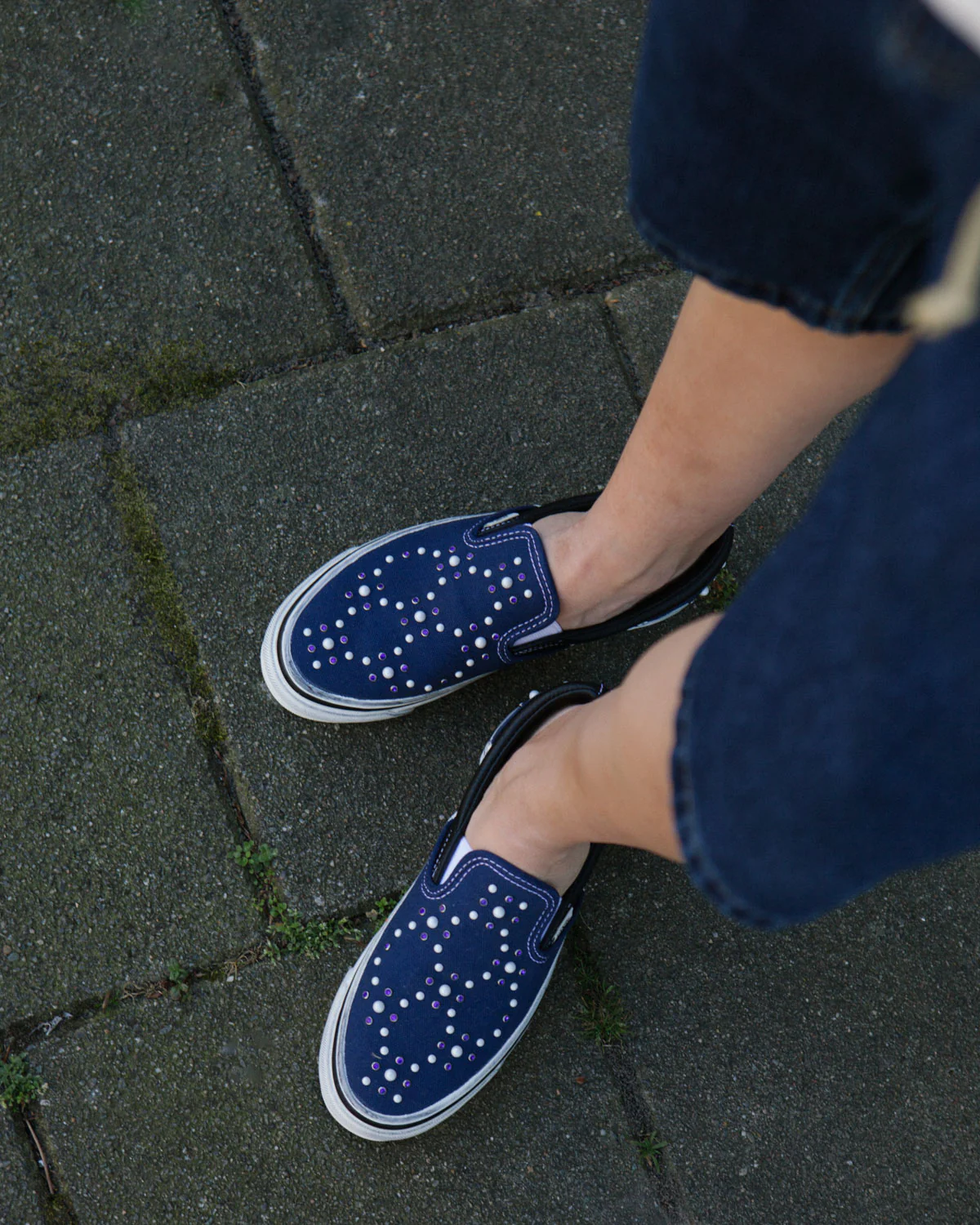 Vans LX Classic Slip-On 98 Pearlised Indigo - Image 5