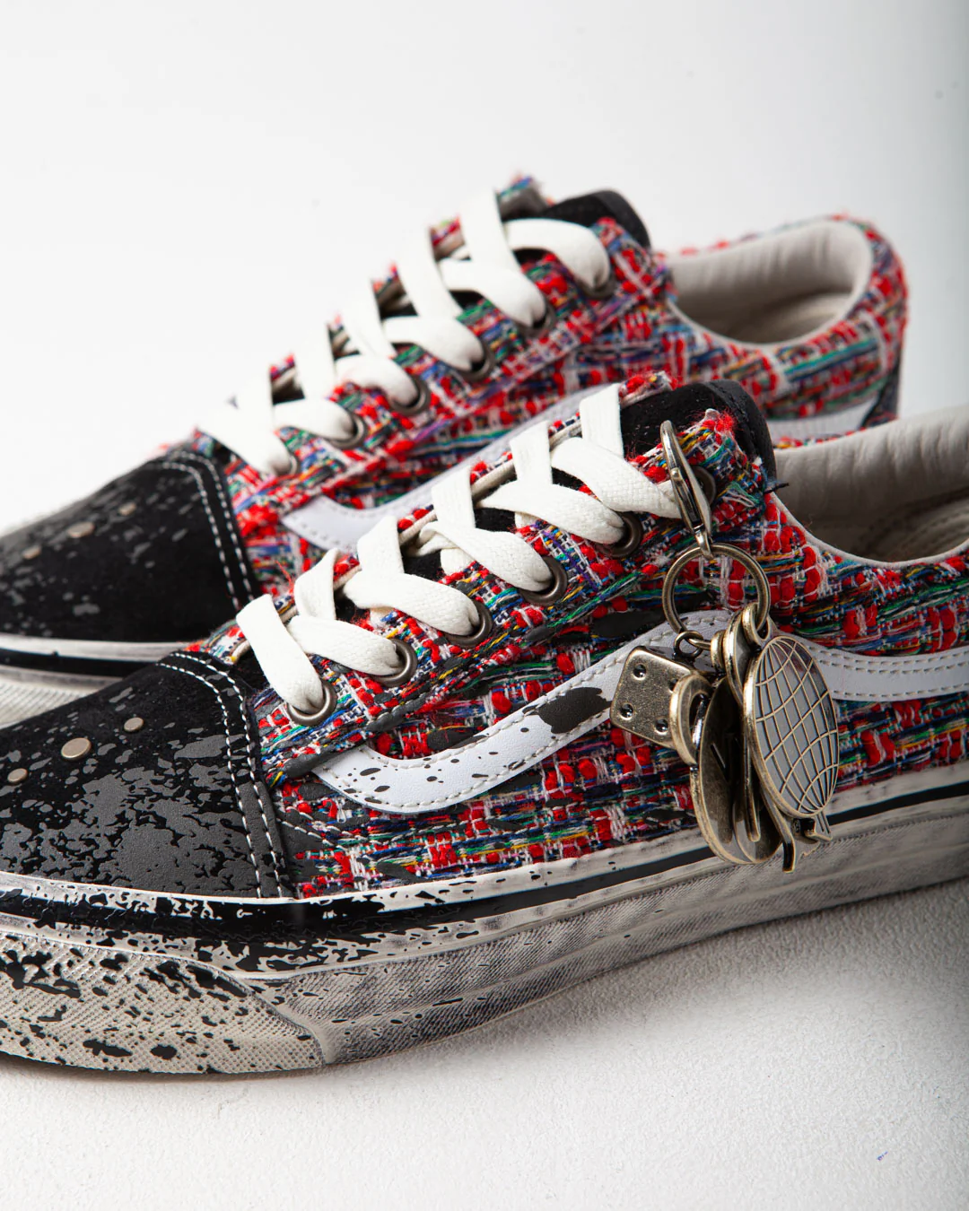 Vans Premium Old Skool Red/Black - Charms Pack - Image 4