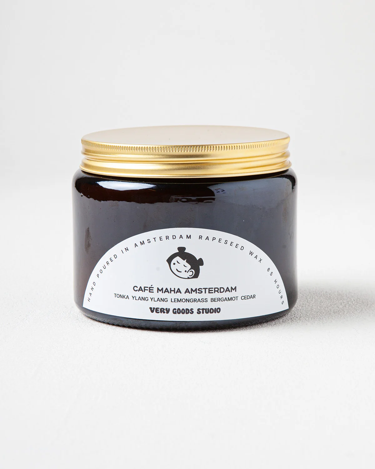 Very Goods Studio x Café Maha Amsterdam Candle Big Lemongrass/Bergamot - Image 2
