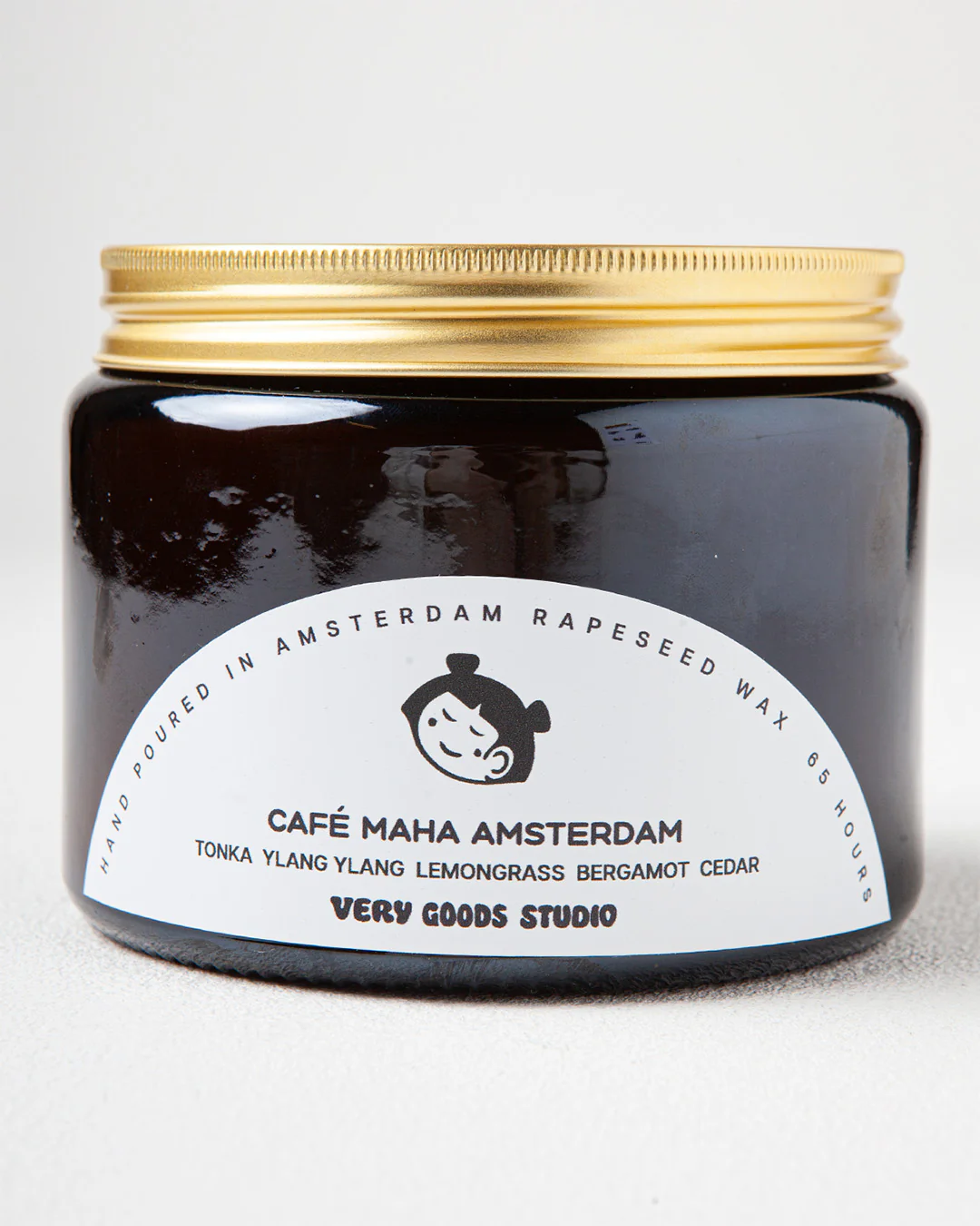 Very Goods Studio x Café Maha Amsterdam Candle Big Lemongrass/Bergamot - Image 3