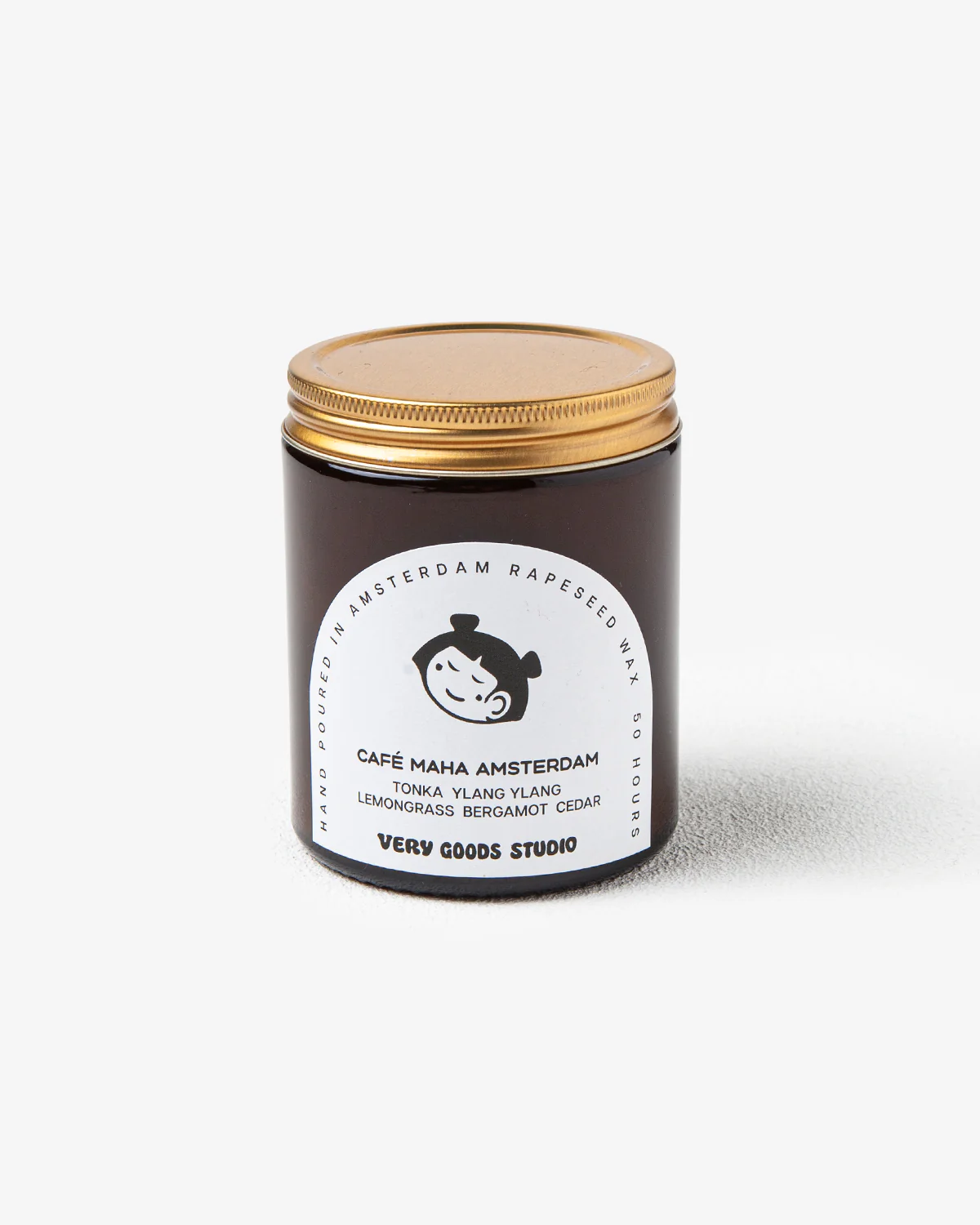 Very Goods Studio x Café Maha Amsterdam Candle Small Lemongrass/Bergamot - Image 2