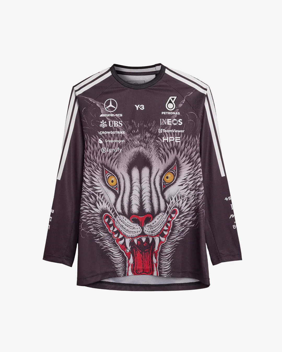 Y-3 F1 Driver Longsleeve Jersey Black - Image 5