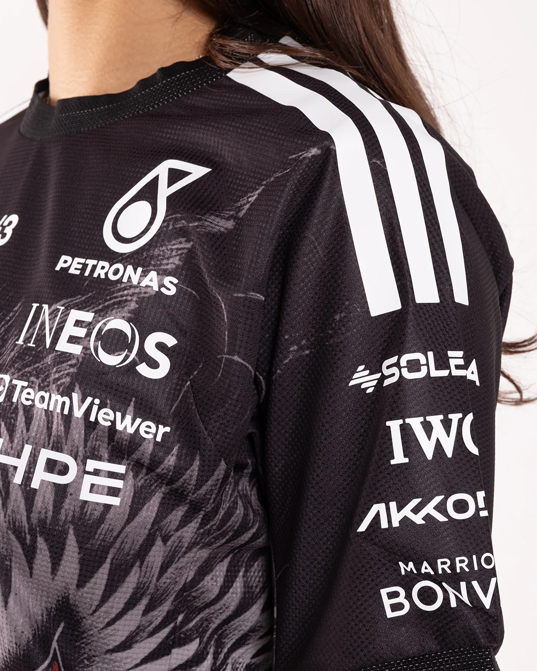 Y-3 F1 Driver Shortsleeve Jersey Black - Image 4