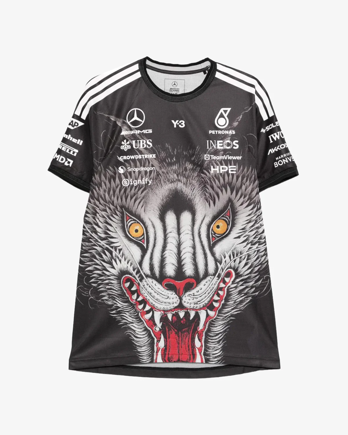 Y-3 F1 Driver Shortsleeve Jersey Black - Image 5