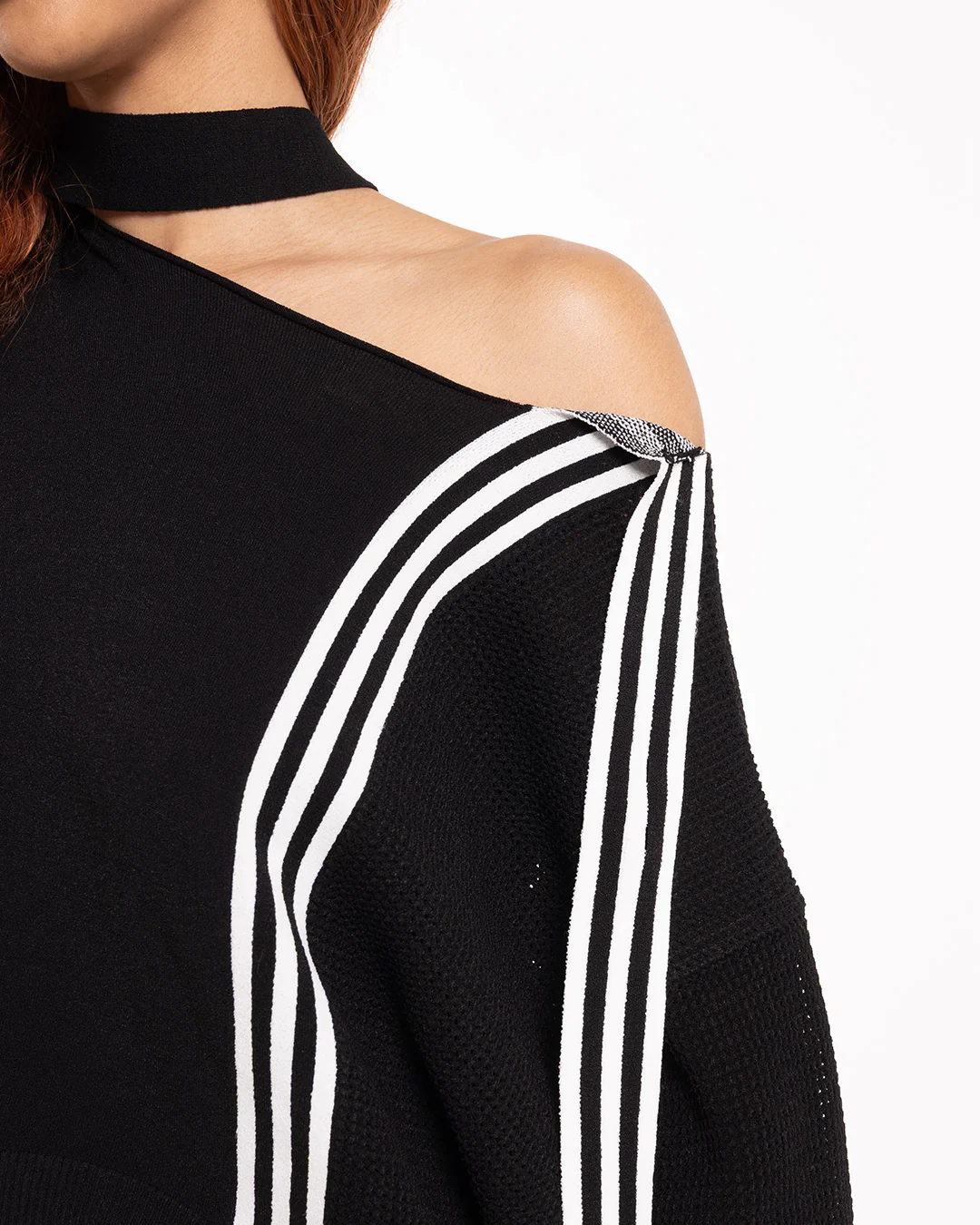 Y-3 Knit Top Black White - Image 4