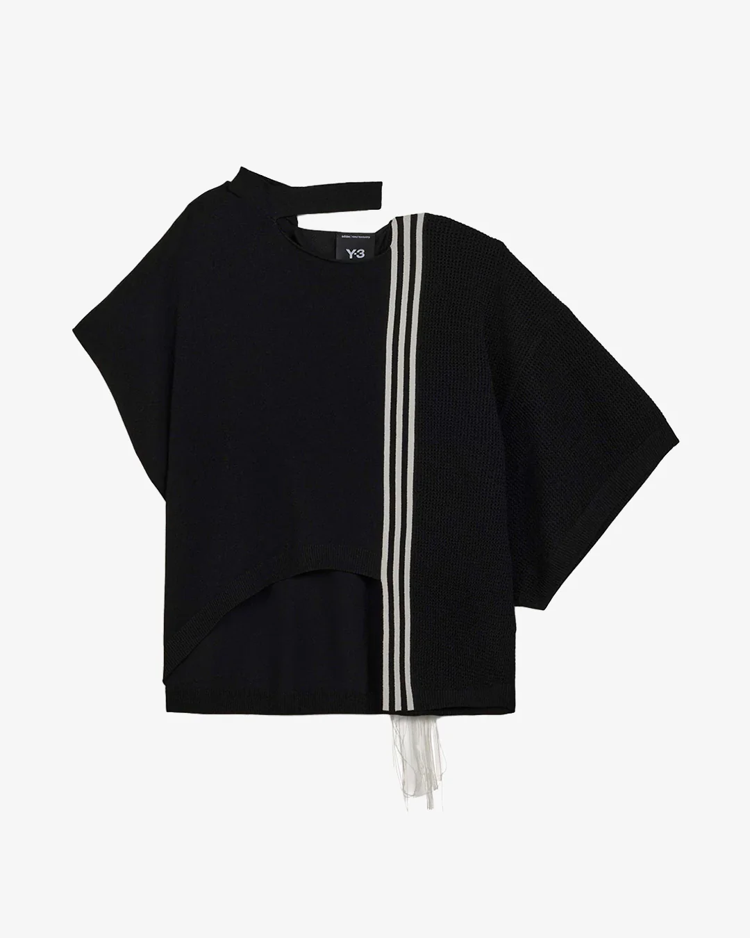 Y-3 Knit Top Black White - Image 5