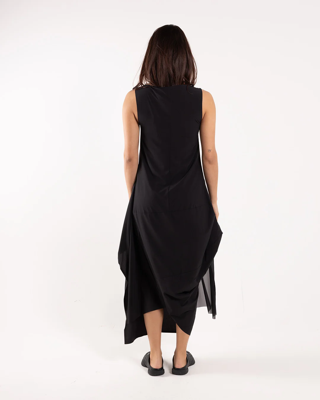 Y-3 Mesh Dress Black - Image 3