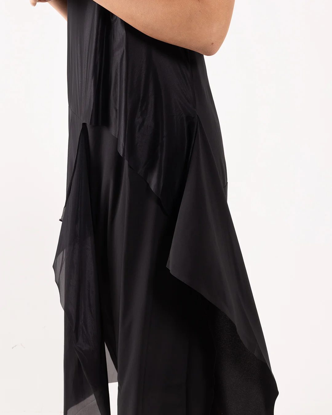 Y-3 Mesh Dress Black - Image 4