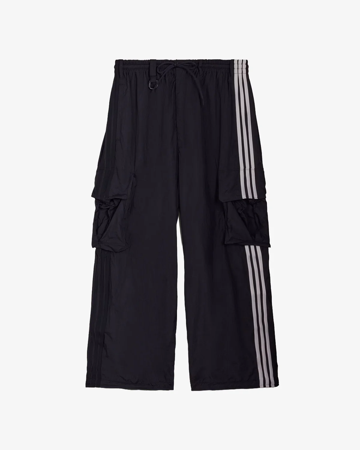 Y-3 Nylon Wired Cargo Pants Black - Image 4