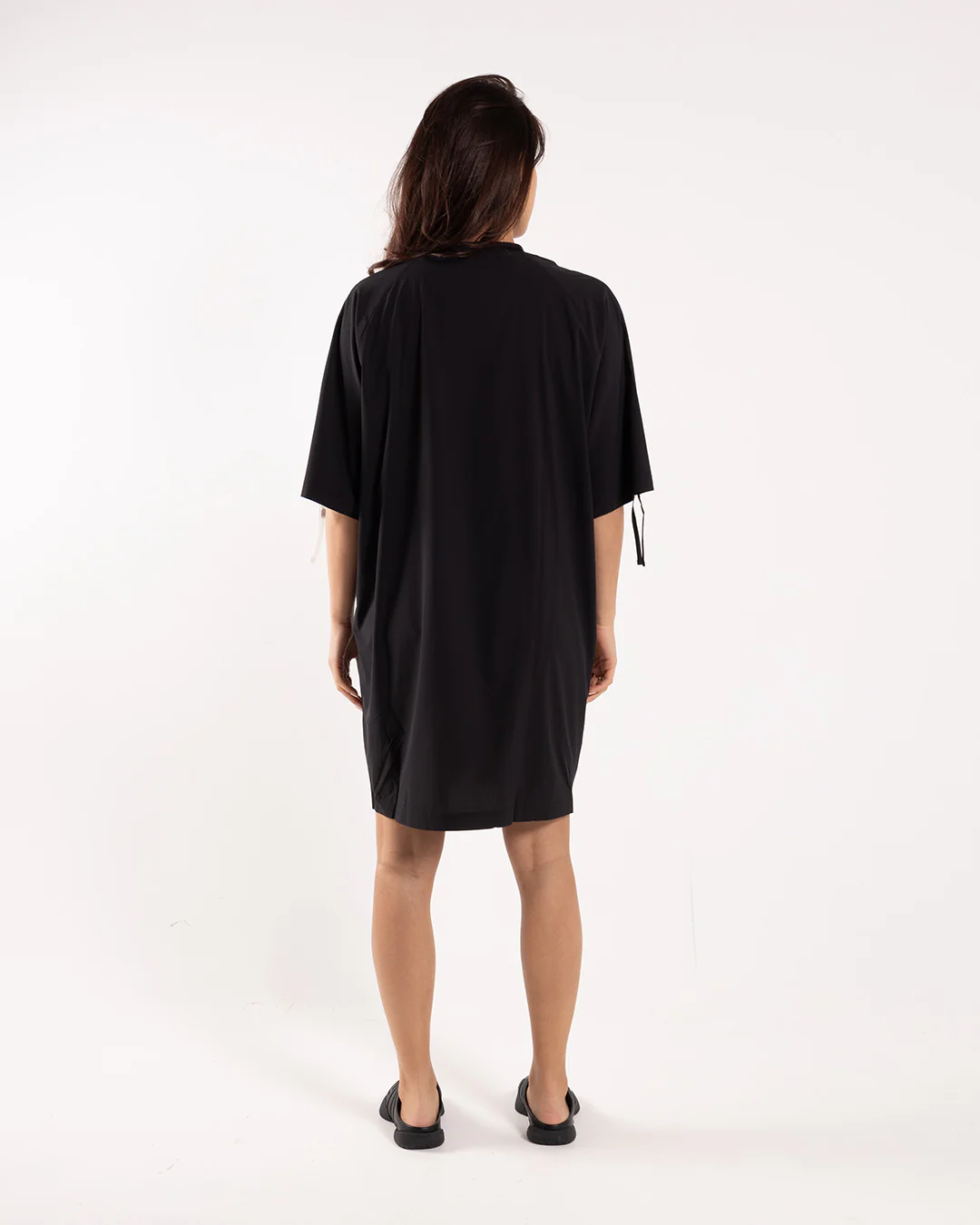 Y-3 Oversized Tee Dress Black/White - Image 3
