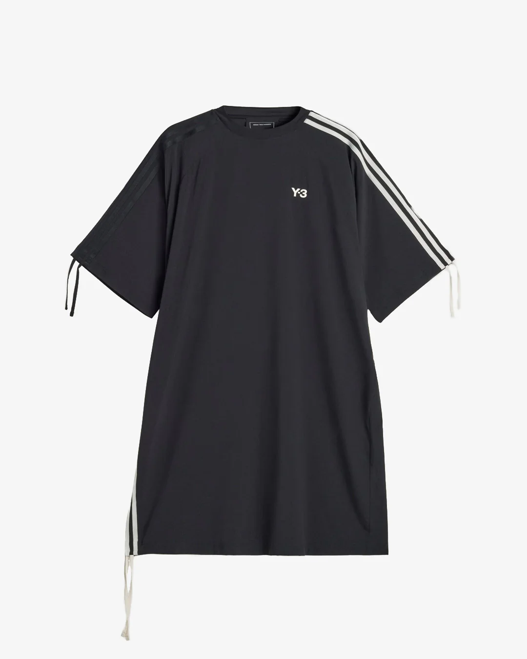 Y-3 Oversized Tee Dress Black/White - Image 4