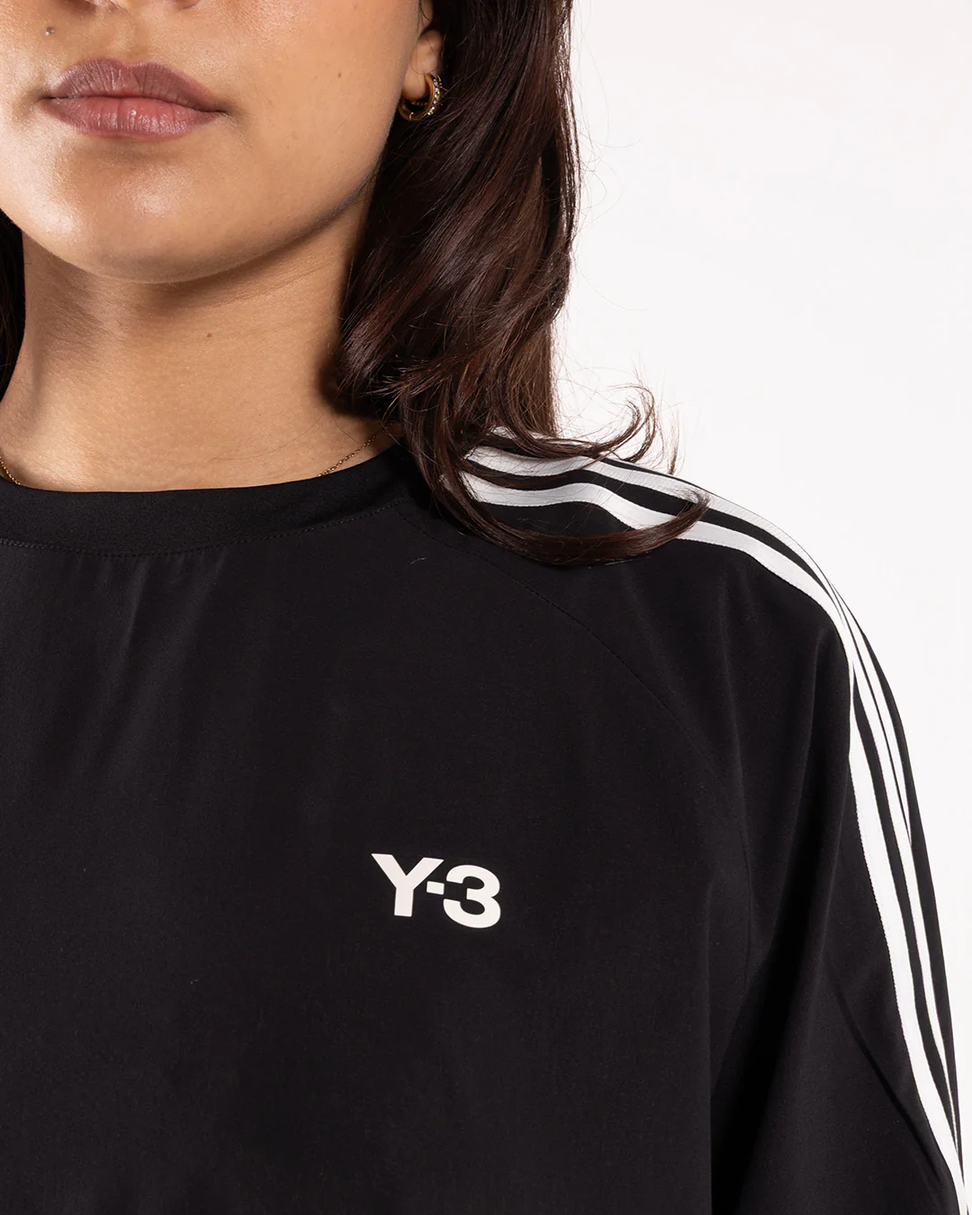 Y-3 Oversized Tee Dress Black/White - Image 5