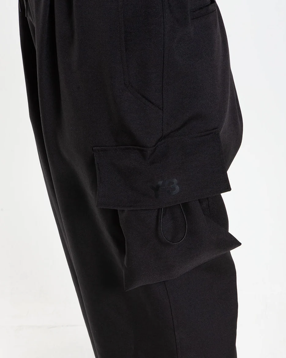 Y-3 Sports Uniform Cargo Pants Black - Image 4